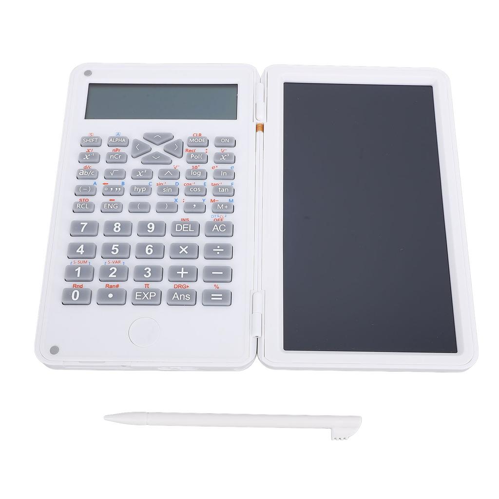 Desktop Scientific Calculator 2 Line Display with 6 Inch LCD Writing Tablet Foldable Calculator for