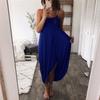 Elegant Plus Size Women Summer Maxi Dress With Sleeveless High Waist Design