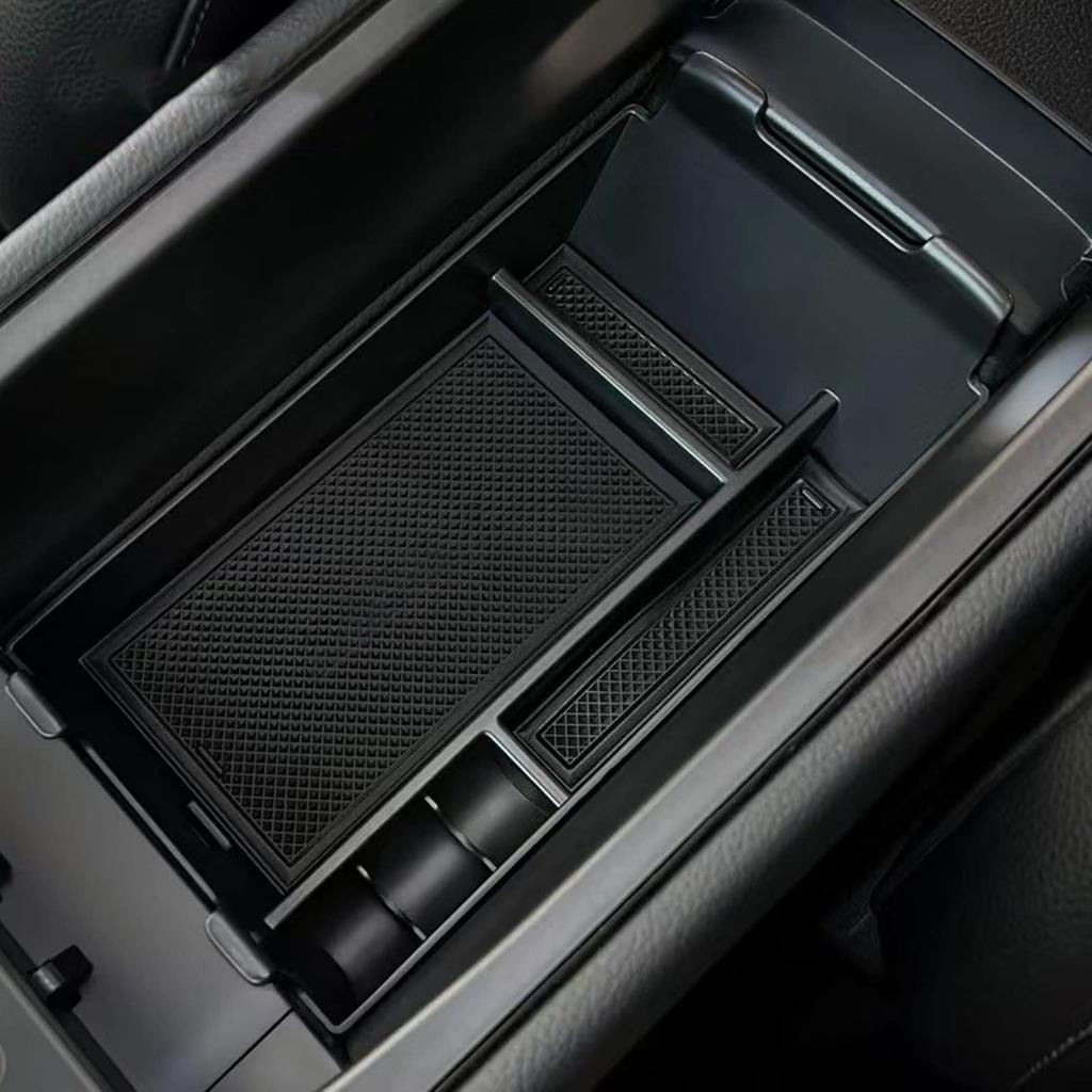 SHIFENG Center Console Armrest Storage Box Organizer Card Tray Holder Accessory for W206 C200 C220 C260 C300 2022 2023 2024 Mercedes-Benz C-Class