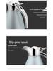 2L European-Style Insulated Vacuum Coffee Pot, 304 Stainless Steel - Keeps Drinks Hot or Cold