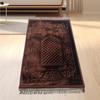 Muslim Hajj Qibla Mat 110*70cm Embossed Sofa Coffee Table Mat Thickened Non Slip Prayer Mat Rug Multifunctional Floor Mat