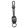 Braided Lanyard Keychain with Compass