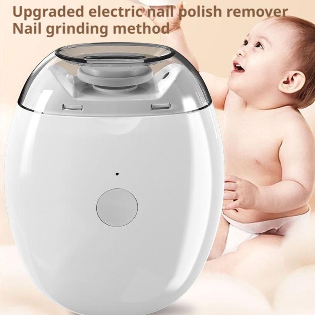 2 IN 1 Electric Nail Clipper Cutter With LED Light Automatic Nail Grinder Trimmer For Baby Adult Mini Manicure Tools Nail Care