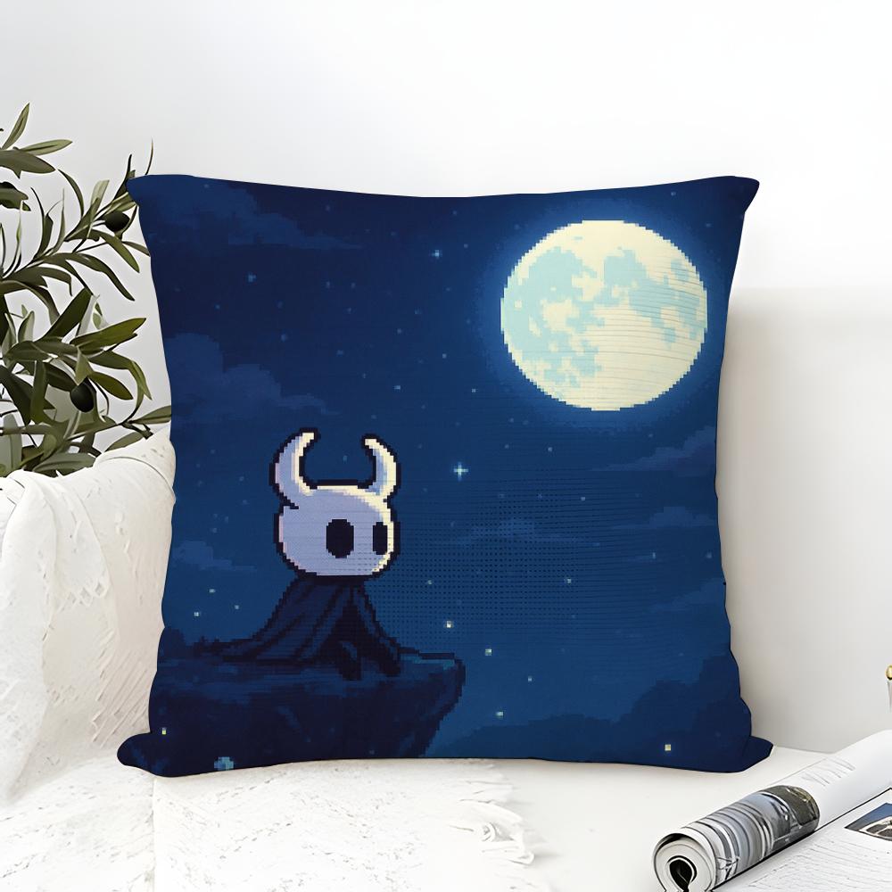 Metroidvania Game H-Hollow Knight Pillow Case Linen Pillow Case Sofa Home Decor Cushion Cover Cushion Cove