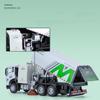 Camion della spazzatura giocattolo in scala 1/32 con suono e luce per ragazzi, modello di camion per il riciclaggio, auto giocattolo pressofusa, regalo per bambini