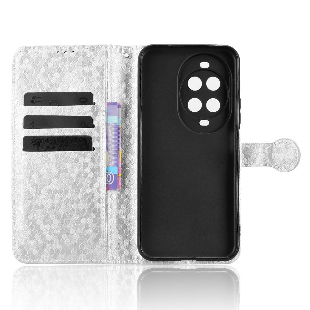 For Huawei nova 14 5G Wallet Case Dot Pattern Imprint PU Leather Phone Cover with Wrist Strap