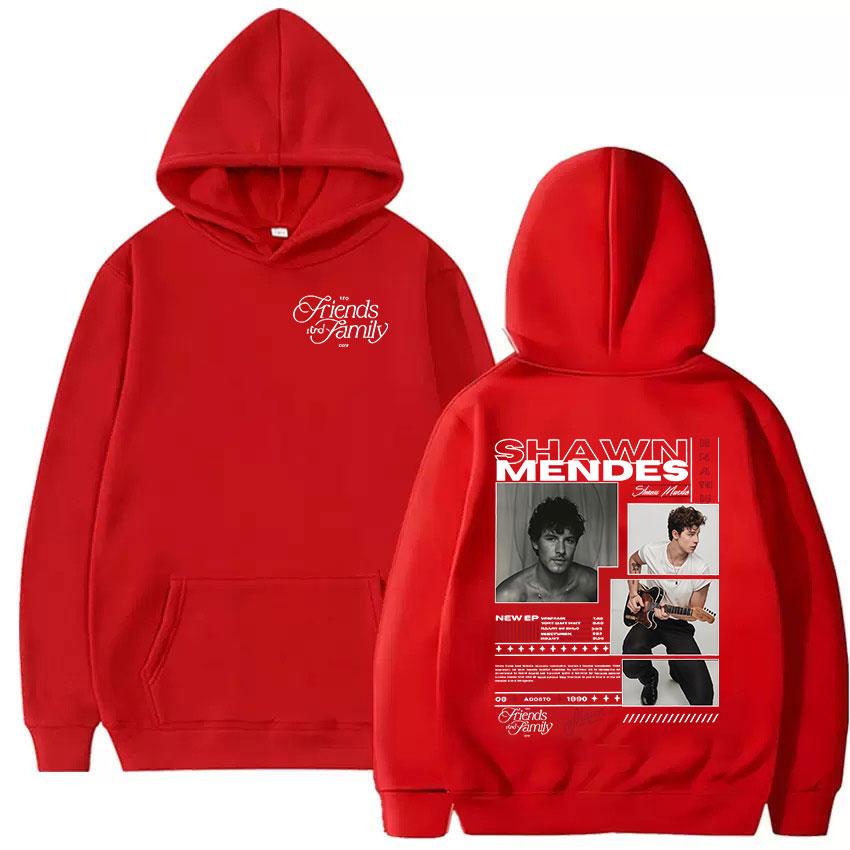 Rapper Shawn Mendes Tour 2025 Album Graphic Hooded Men s Vintage Oversized Pullover Sweatshirt Hip Hop Gothic Hoodies Streetwear S