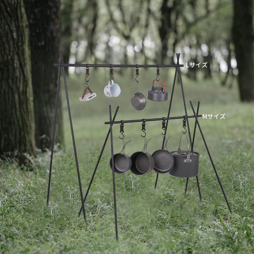 Naturehike Hanging Rack Lantern Stand L Camping Stylish Aluminum Storage Rack Hanger Rack Triangular Rack Foldable Easy to Assemble Load Capacity 8kg