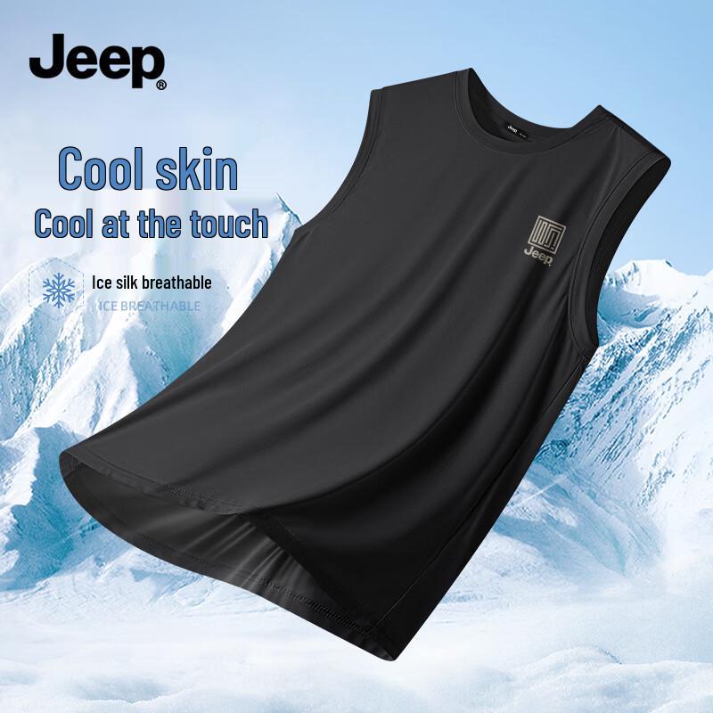 JEEP Men s Quick-Dry Breathable Mesh Vest M