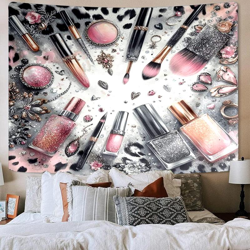 Hair Styling Essentials Printed Tapestry, Wall Hanging,Livingroom, dormitory, Large Wall Decor, Fabric Decor Fan Birthday Gifts