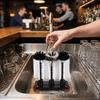 Black Cup Cleaning Brush Round Base Bottle Brush Kitchen Tools Glass Washer  Bar Counter