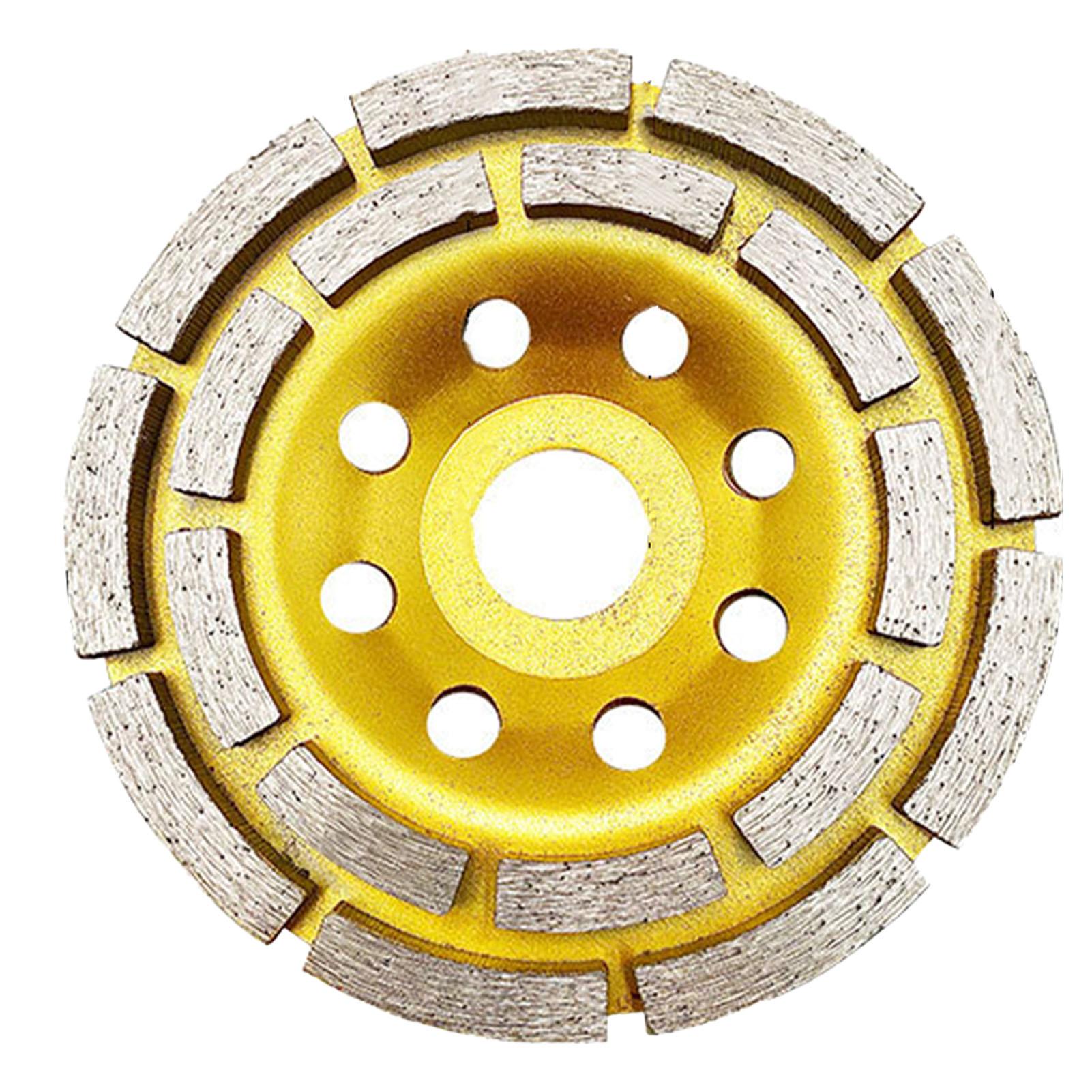 

4,5-дюймовый шлифовальный круг, двухрядный шлифовальный стаканчик, алмазный полировальный диск для бетона, мрамора, камней