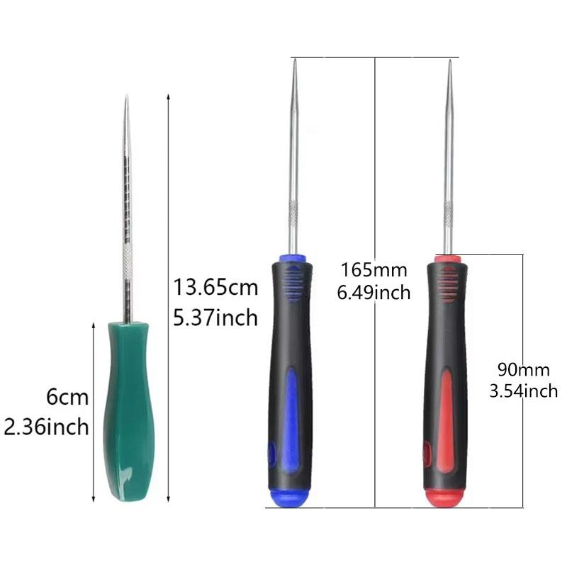 1/4PCS New 165mm Car Auto Vehicle Oil Seal Screwdrivers Set O-Ring Seal Gasket Puller Remover Pick Hooks Repair Tools for Car