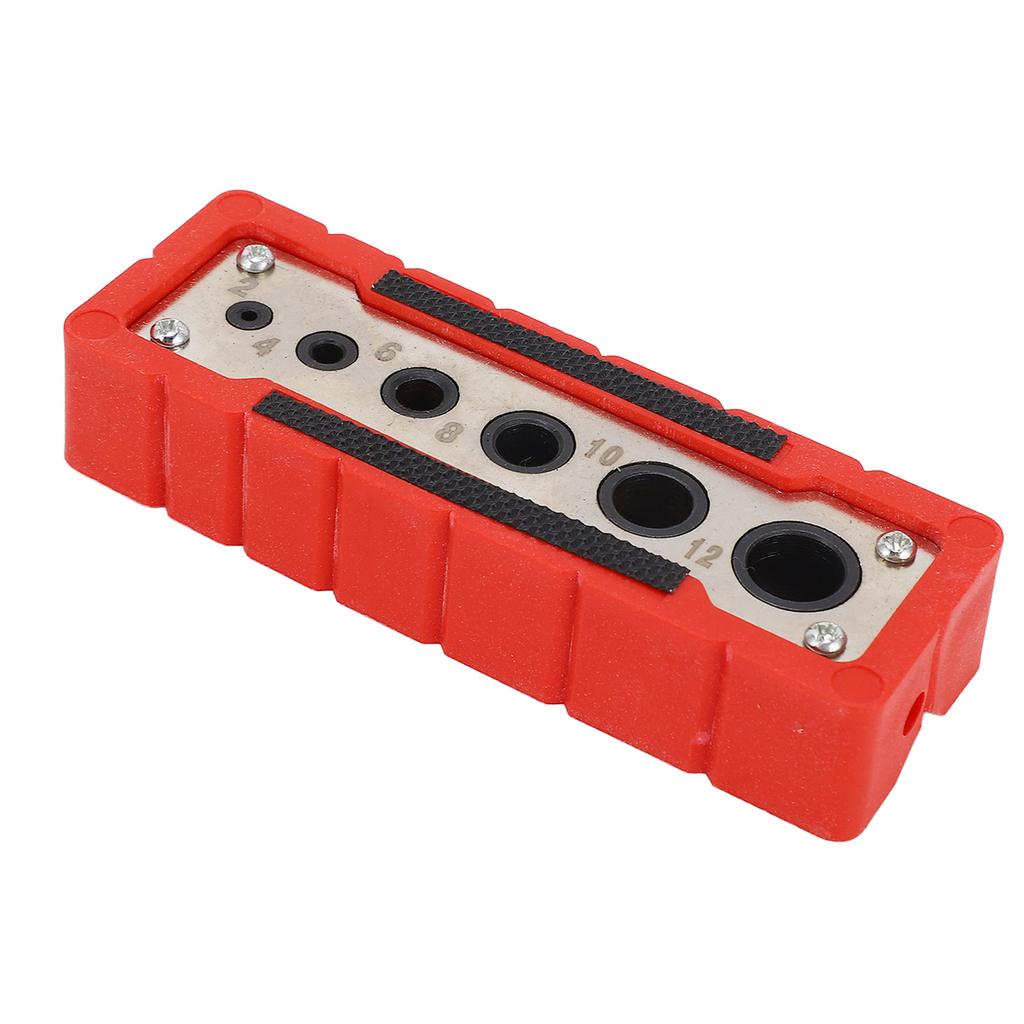 Handheld Drill Guide 2 to 12mm Woodworking Drilling Locator Wood Doweling Hole Guide