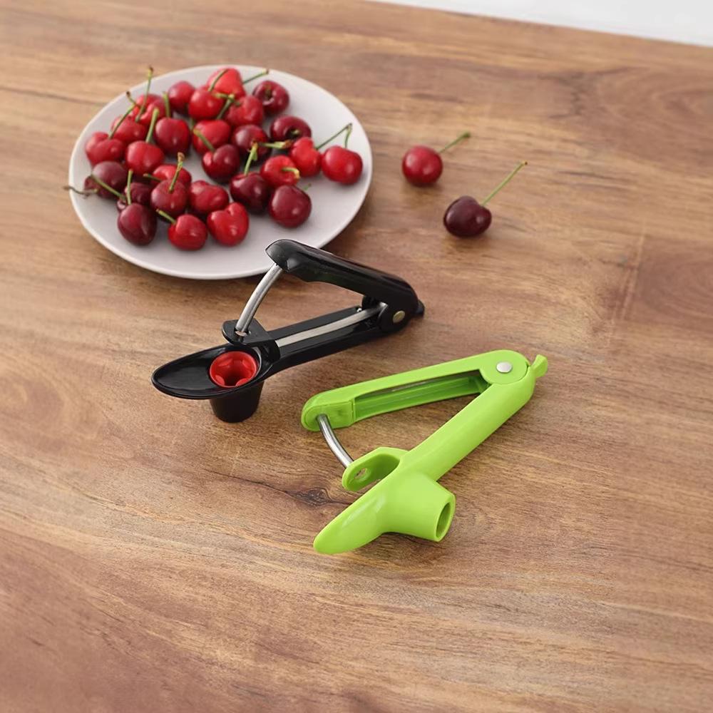Cherry Pitter With Food Grade Handle And Stainless Steel Rod Perfect For Home Kitchen Baking Jam Making And Fresh Fruit Prep