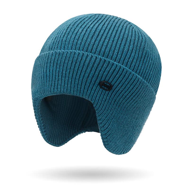 ZHENYUEQI Зимняя унисекс вязаная шапка с ушками One Size