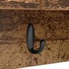 Wall Mounted Nightstand Reclaimed Wood Look 80 x 20 x 30 cm Wood Based Material