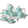 Bone China Coffee Set Ceramic Afternoon Tea Set British Light Luxury Simple Household Modern Ceramic Cup And Saucer Pot