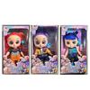 New 10-inch 5-joint 5D Eyes Fat Body KPOP Witch Group Girl Doll with Music Sound Vinyl Toy Blue Tiger Figure Gift Collection