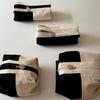 Half-and-Half Pouch & Pencil Case _ Black and Natural (4 Types)