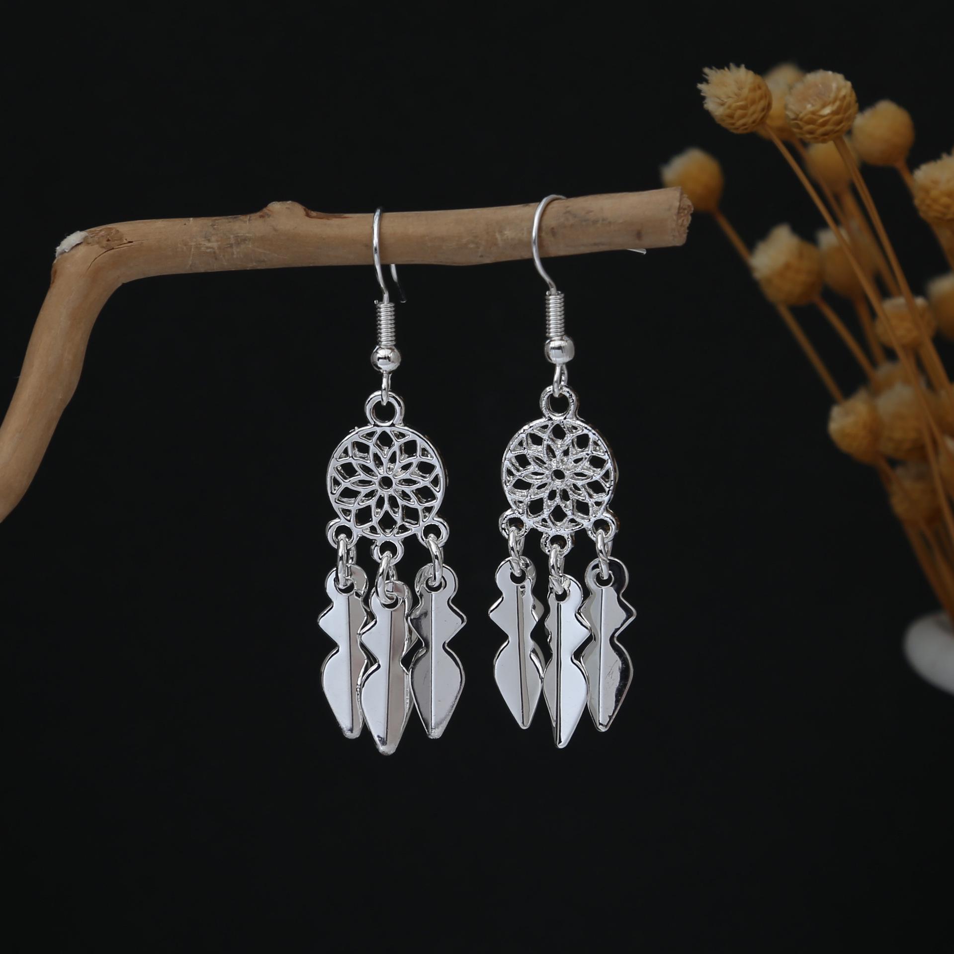 

Серьги с кисточками из серебра Мяо: Этнический стиль, Модная гипербола, Дизайн легкой роскоши