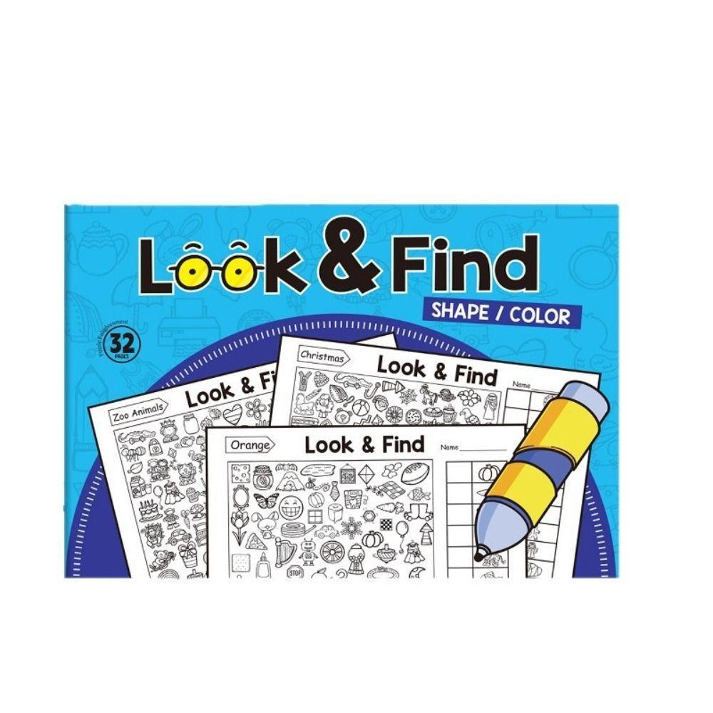 

Focus and Attention Children s Search for Items Game Look and Find Handwriting Exercise Book