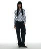 PARTIMENTO WOMEN Dot All-Over Printed Long Sleeve Tee_White