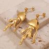 European and American New Special-Interest Design Personalized Octopus Earrings Necklace Cold Wind Jellyfish Pendant for Women