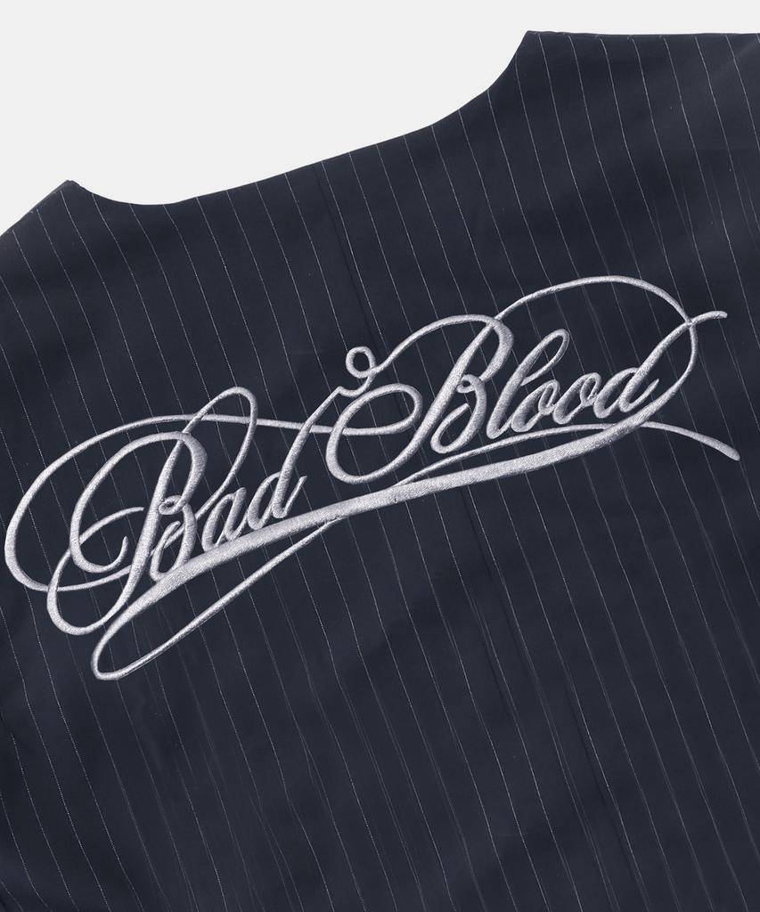 Badblood Dark Classic Vest - Navy/Stripe