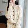 Women's 100% Merino Wool Cardigan Sweater