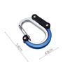 Outdoor Tactical Supplies Carabiner Multifunctional Aluminum Alloy D-Type Quick-Hanging Buckle Outdoor Hook