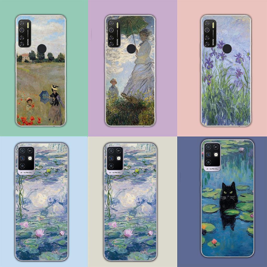 Claude Monet Impressionism Painter Phone Cover for Motorola Moto G13 G14 G53 G54 G62 G72 G82 G84 E13 E20 G42 G32 G23 G22 Case