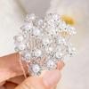 10 Stück Hochzeit Braut Perle Blume Kristall Haarnadeln Clips Brautjungfer Schöner Schmuck Hochsteckfrisur Dekor Frauen Kreative Geschenke Accessoire