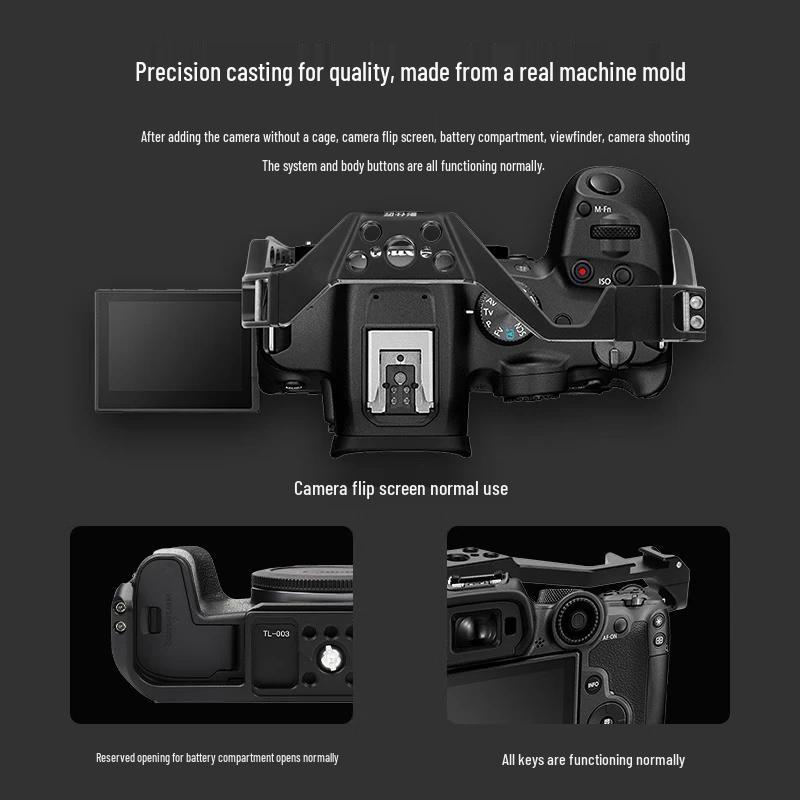 Ying Shi Jiang Aviation Aluminum Camera Cage for Canon EOS R Series