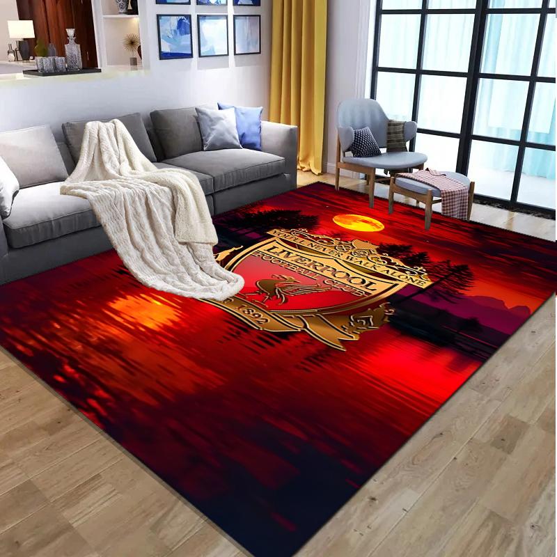 Football team.C Pattern Rug, Indoor/Outdoor Mat, for Picnic, Gameroom, Bedroom, Office, Living Room, Home Decor Carpet, Birthday Gift