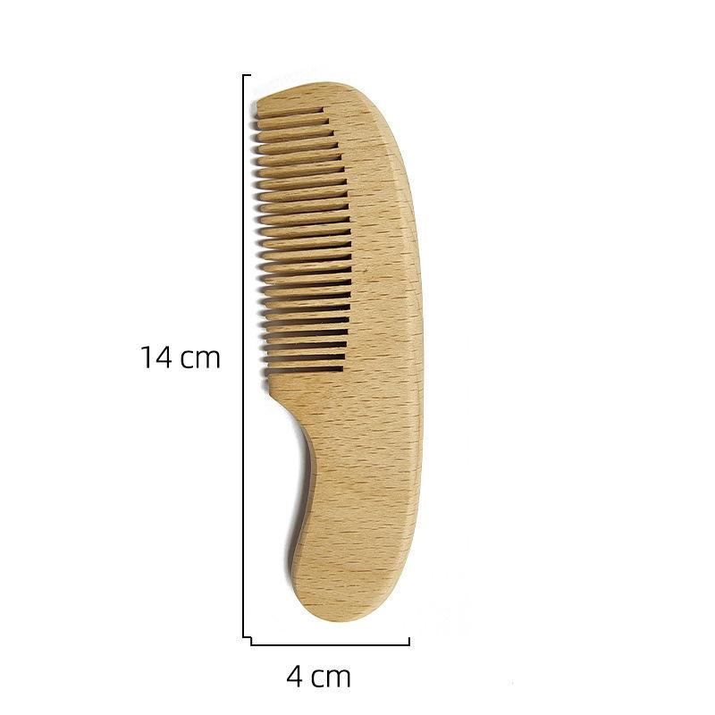 Beech Wood Soft Baby Scalp Massage and Care Brush Set