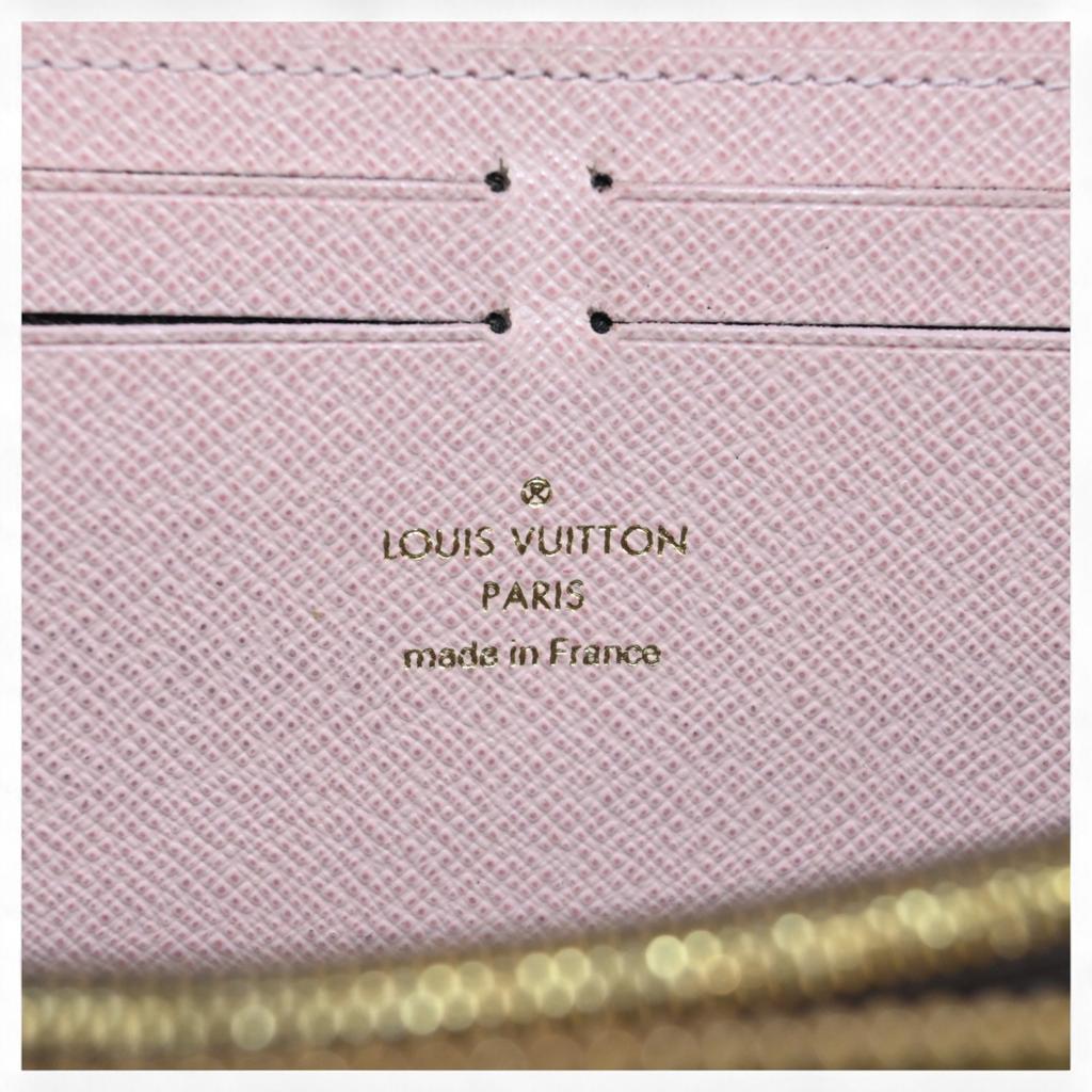 Auth Louis Vuitton Monogram Long Wallet Portefeuille Clemence lv2526bn