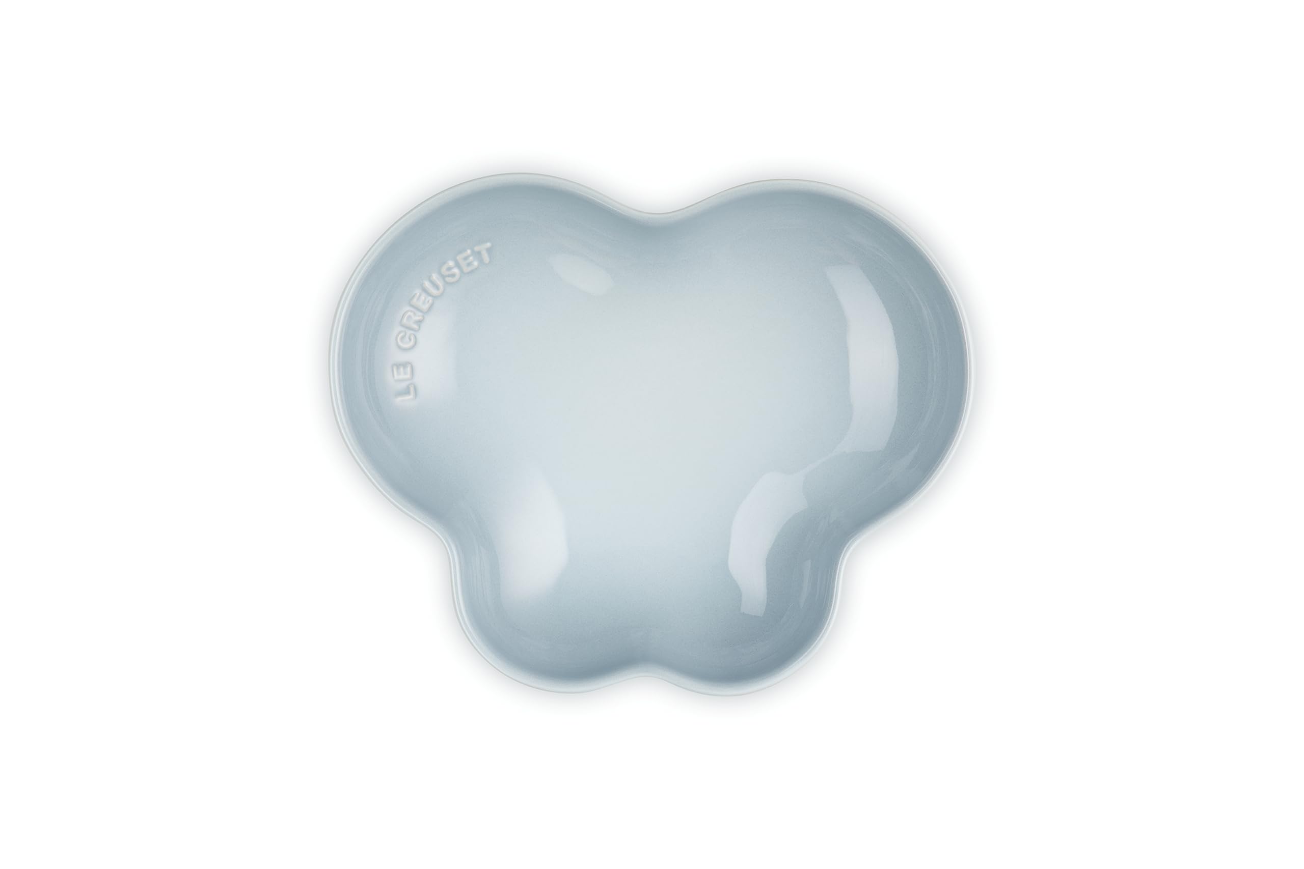 Le Creuset Sphere Butterfly Dish M silver blue