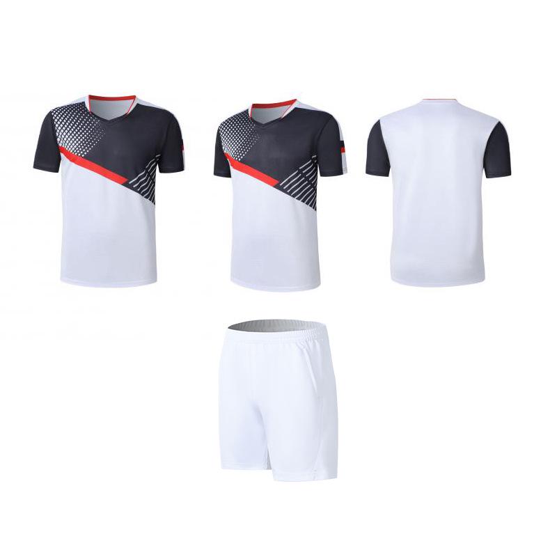 Quick-Dry Breathable Badminton & Tennis Team Uniform Set for Men & Women