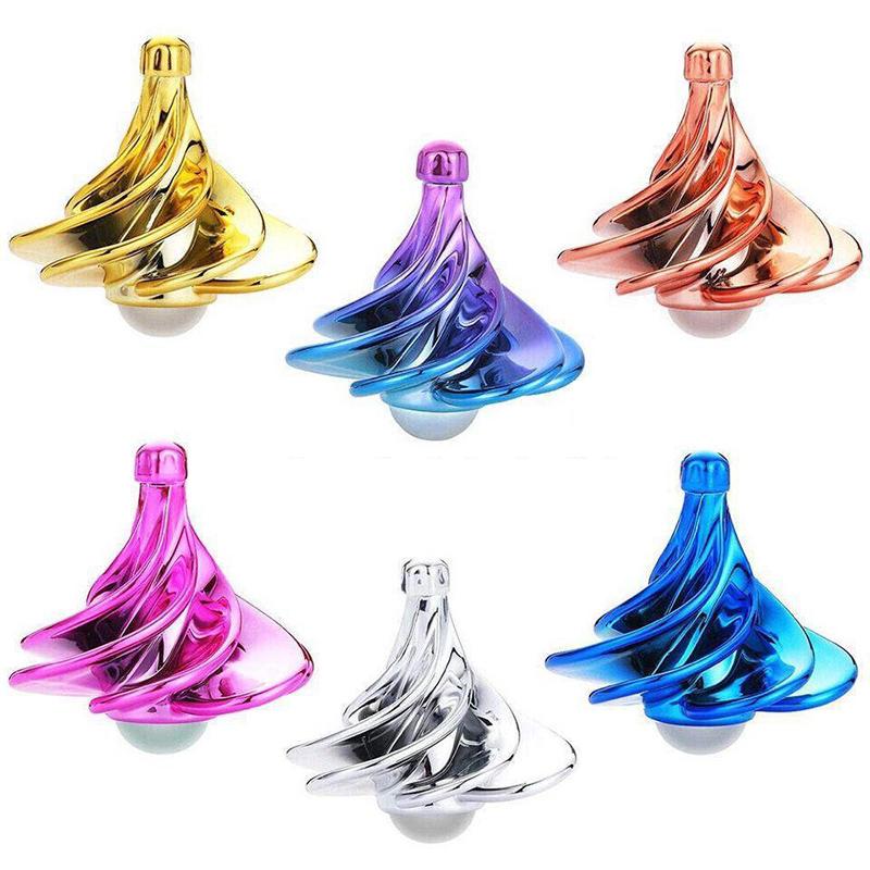Funny Desk Wind BlowingToy Rotating Pocket Toy Fidget Kinetic Spinner  Adult Stress Relief Toys For Children Birthday Xmas Gift