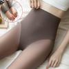 Women's High Waist Tummy Control Butt Lift Leggings Fake Translucent Skin Tights Winter Pantyhose 2 Style