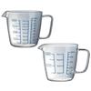 Borosilicate Glass Measuring Cup Clear Scale Transparent Mug Espresso Coffee Juice Single-mouthed Drinkware Cup