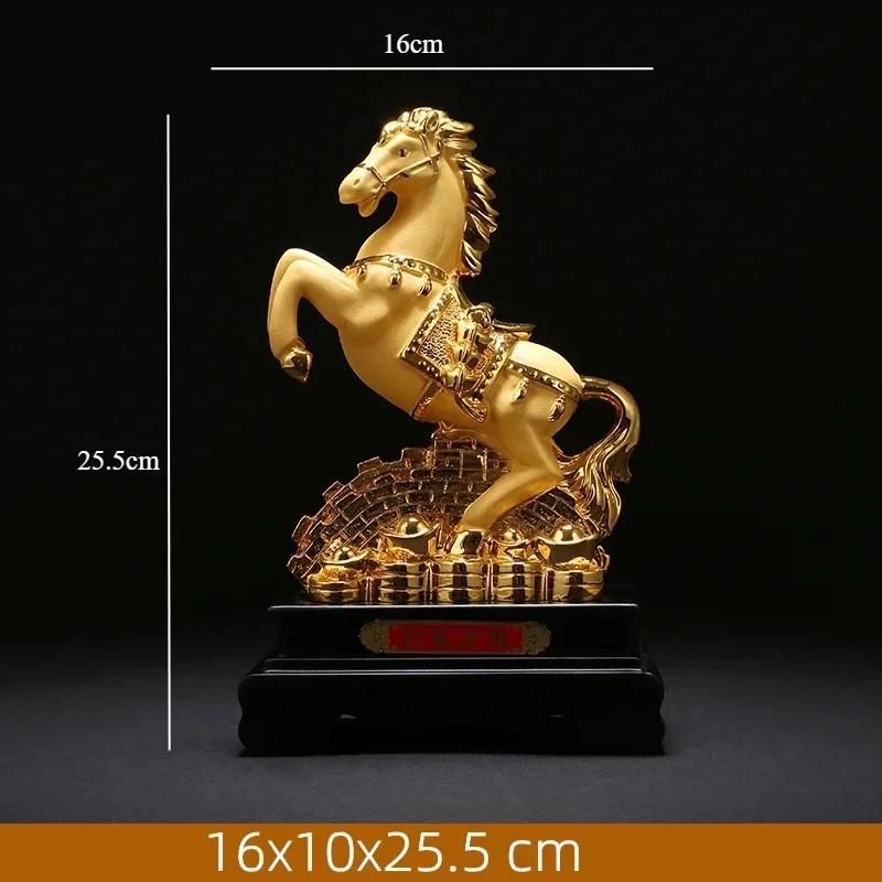 

Китайский стиль Лошадь в форме искусства Счастливая лошадь Смола Домашнее украшение Украшения Письменный стол Кабинет Поделки Украшения для дома Подарки
