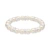 Bracelet - LUXENTER - Clasow - White Pearls - Silver Finish - Woman