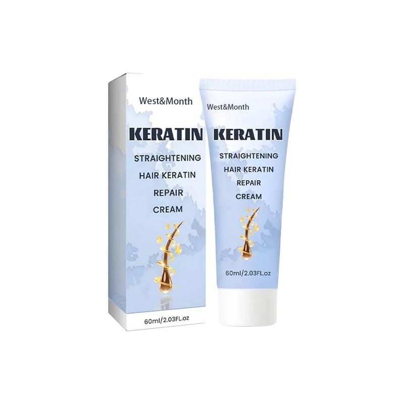Keratin-Glättungsbehandlungscreme, reparierende, seidige Pflege, dauergewelltes Haar, feuchtigkeitsspendende, feuchtigkeitsspendende Haarmasken-Behandlungscreme