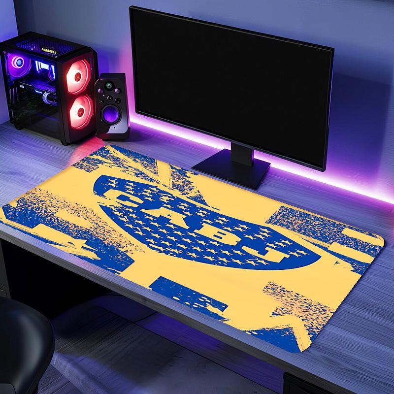 Club Atlético Boca Juniors Mouse Pad - Non-Slip Rubber Base, Smooth Surface for Work,Gaming,Office,And Home Use, Desk Mouse Pad