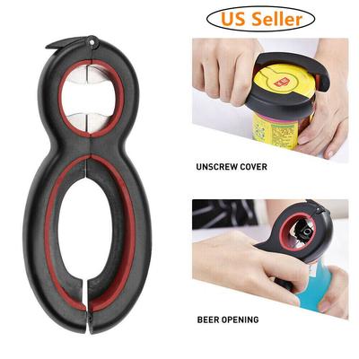 Six In One Multi-function Can Opener Plastic Kitchen Gadget