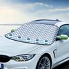 Magnetische Schneeabdeckung für die Windschutzscheibe des Autos, Frostschutz, Schneeblock, Winter-Frontscheibenabdeckung, Sonnenschutz, Eisschild, Staub, UV-Schutz, Autokleidung
