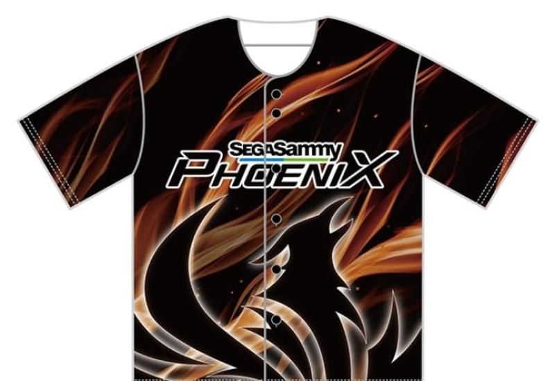 SEGA SAMMY PHOENIX Baseballskjorte (Unimodel) XL størrelse