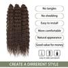 Per Crochet a Twist Sintetico Resistente al Calore Macchina Trama Doppia 22 Pollici 300g 3Pz/Lotto#1B #4 BUG2 Estensioni Trama Onda d'Acqua